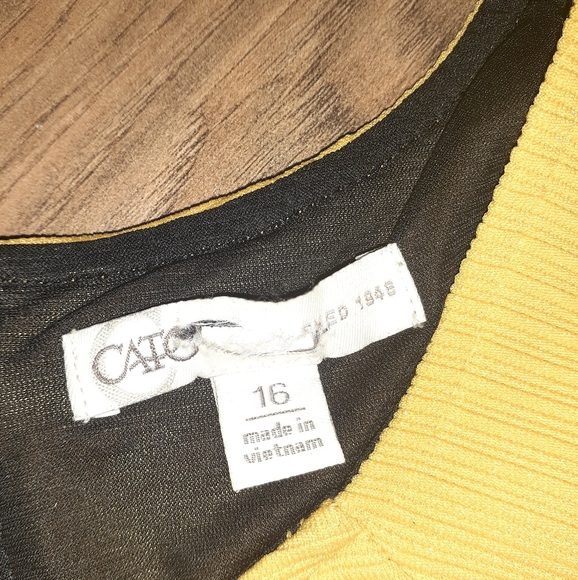 MUSTARD Yellow Dress 16 - Picture 2 of 2